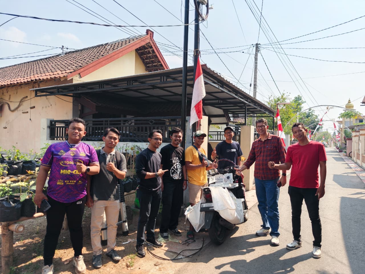 Site Visit Project FiberStar Jatim. Mojokerto